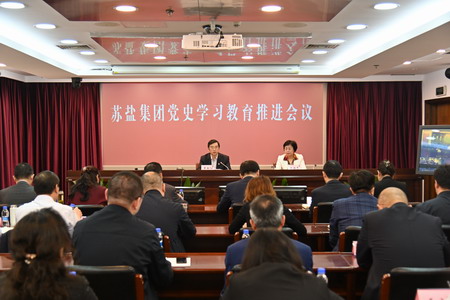 蘇鹽集團召開黨史學習教育推進會