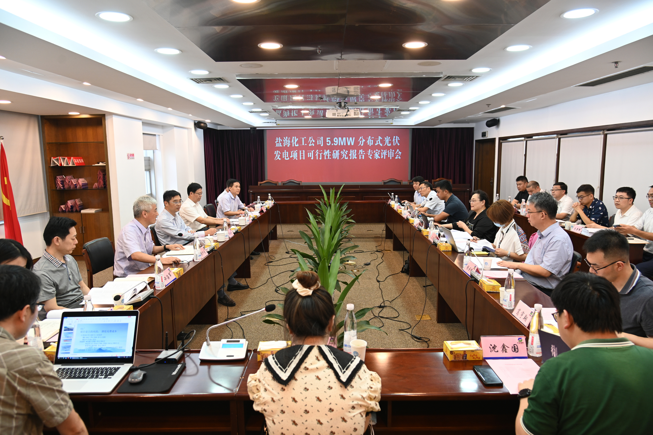 鹽海化工公司光伏項目科研報告順利通過專家論證評審 鹽海化工公司光伏項目科研報告順利通過專家論證評審