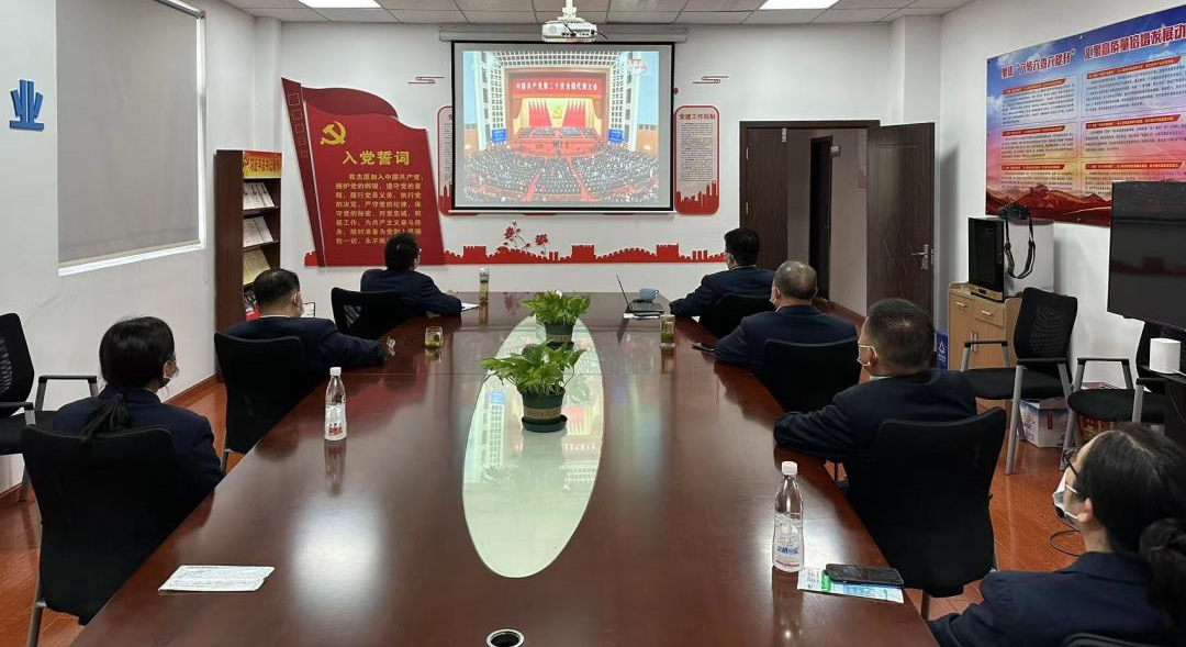 蘇鹽集團黨委認(rèn)真組織收聽收看黨的二十大開幕盛況 蘇鹽集團黨委認(rèn)真組織收聽收看黨的二十大開幕盛況