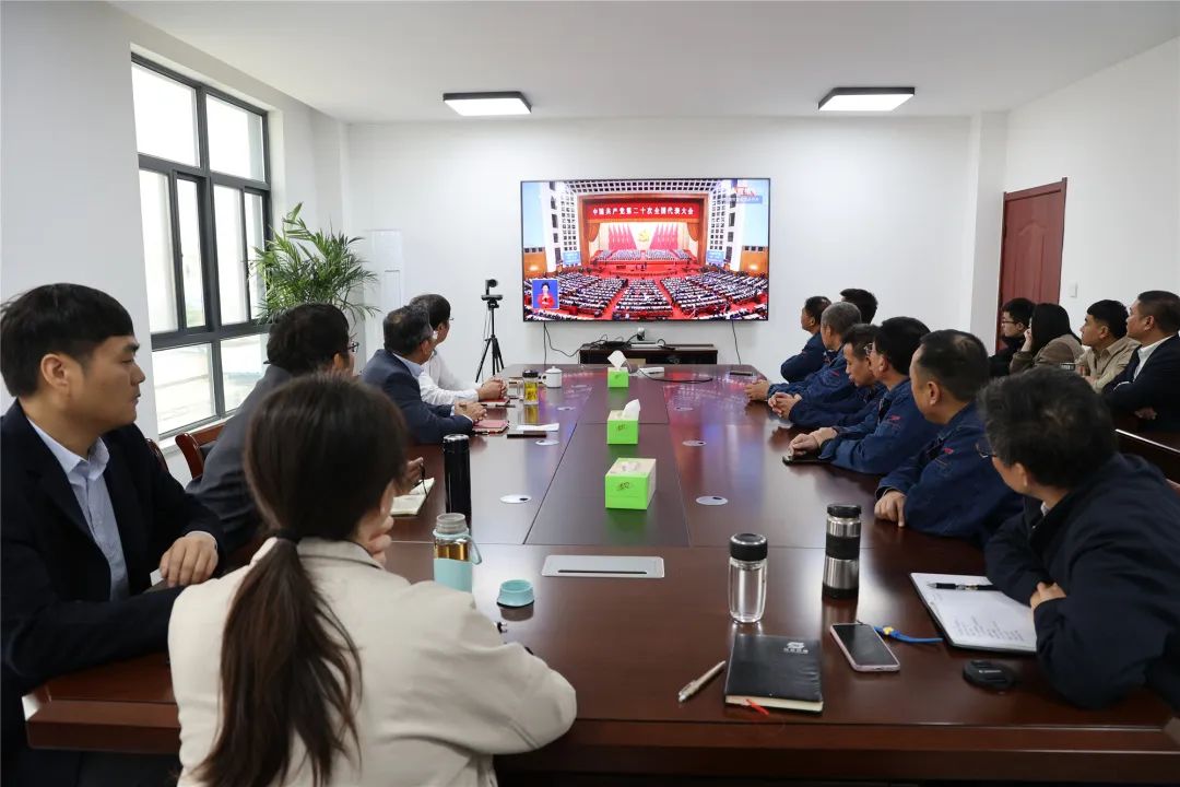 蘇鹽集團黨委認(rèn)真組織收聽收看黨的二十大開幕盛況 蘇鹽集團黨委認(rèn)真組織收聽收看黨的二十大開幕盛況