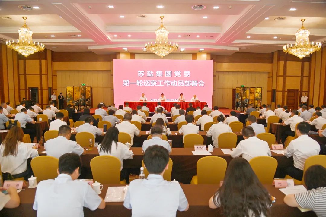 蘇鹽集團黨委召開第一輪巡察工作動員部署會 蘇鹽集團黨委召開第一輪巡察工作動員部署會